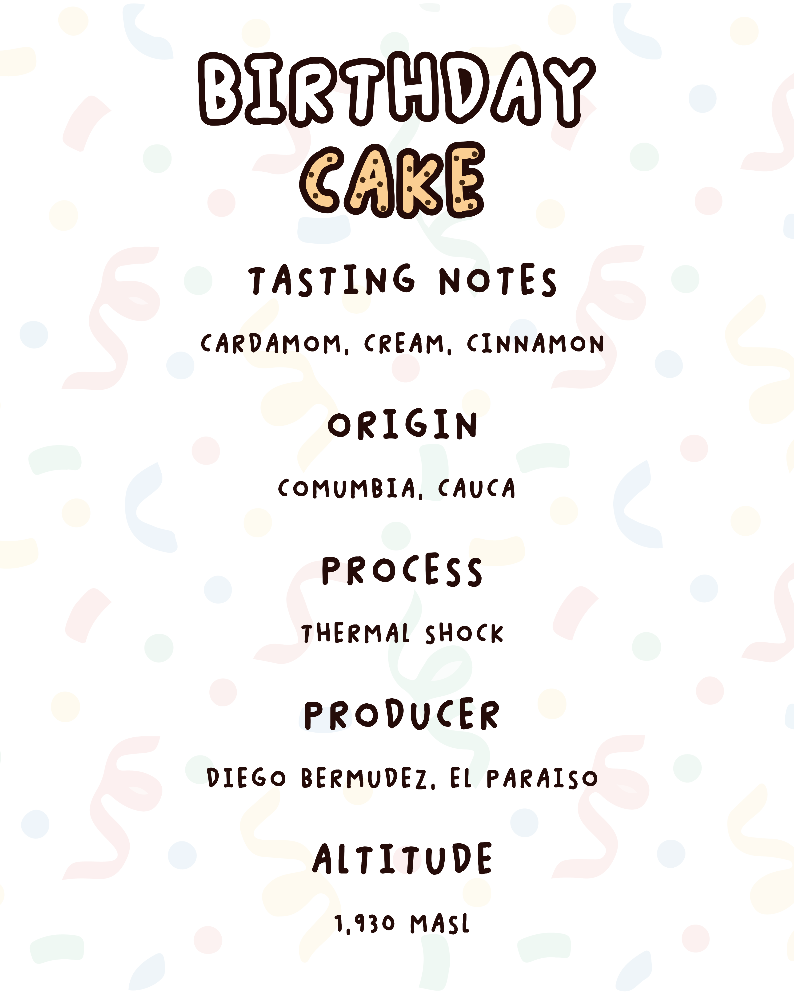 Birthday Cake tasting